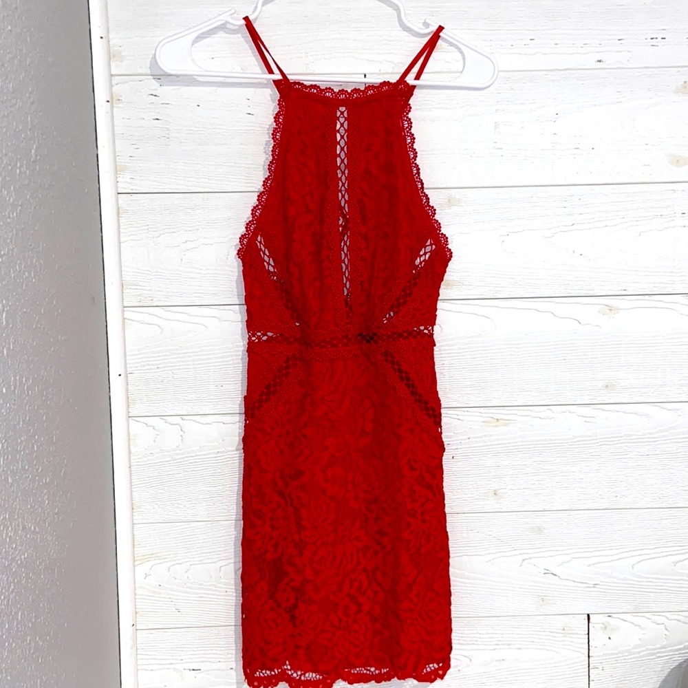 Red Lace Dress